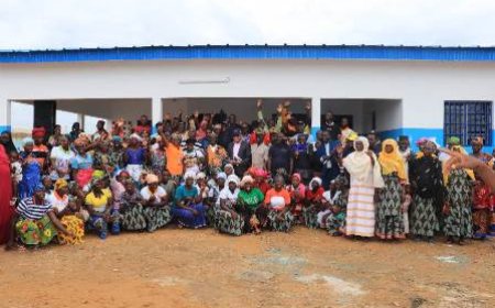 Côte-d'Ivoire bande frontalière : visite de terrain du Comité de Pilotage du projet de Cohésion Sociale (COSO) des régions du nord…