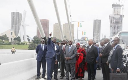 Le 5ème Pont baptisé Pont Alassane Ouattara ouvert à la circulation : un véritable soulagement pour les usagers de l'axe Plateau-Cocody