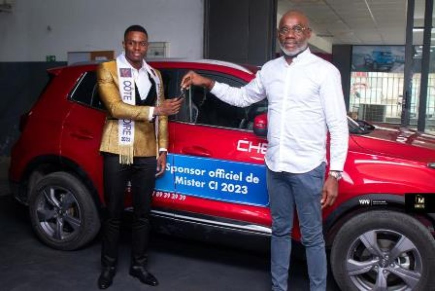 Taba Jean-Christophe Roger, Mister Côte-d’Ivoire 2023 a reçu sa voiture