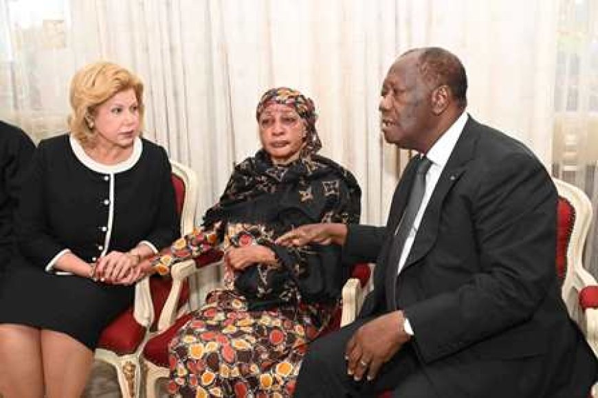 Deuil : La première dame Henriette Konan Bédié reçoit la compassion des autorités