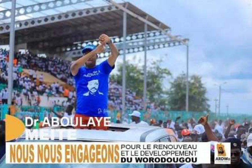 Worodougou : le Dr Abdoulaye Méité fait une démonstration de force à l'ouverture de sa campagne