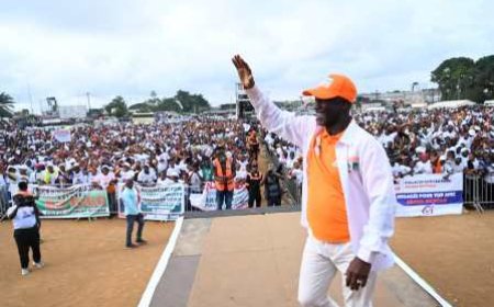 Meeting de clôture : Adama Bictogo prône la renaissance de Yopougon