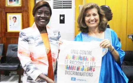 La directrice générale adjointe de l’UNESCO chargée des sciences humaines et sociales reçue par la ministre Mariatou Koné