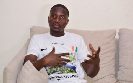 Hugues Tiémélé dévoile sa marque de vêtements, un point, un trait