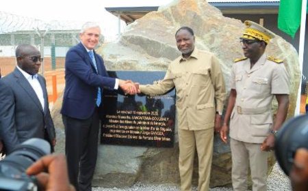 Mines : le ministre Sangafowa Coulibaly inaugure la mine d’or de Séguéla