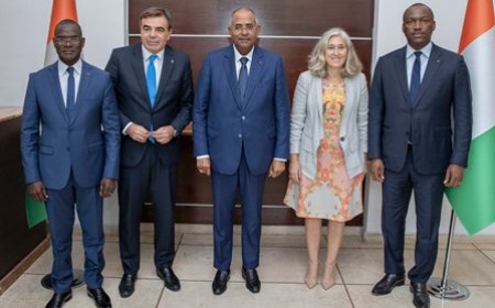 Patrick Achi échange avec le Vice-président de la Commission de l’UE