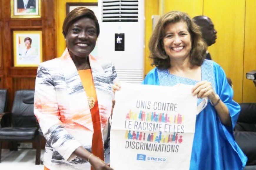 La directrice générale adjointe de l’UNESCO chargée des sciences humaines et sociales reçue par la ministre Mariatou Koné