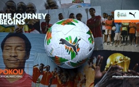 La CAF et PUMA présentent POKOU, le ballon officiel de la Coupe d'Afrique des Nations TotalEnergies Côte d'Ivoire 2023