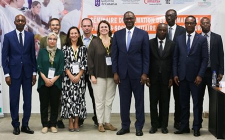 65 Inspecteurs et Formateurs de l'ETFPA au labo pour une semaine de Formation en compagnie d’experts venus des Îles Canaries. (Espagne).