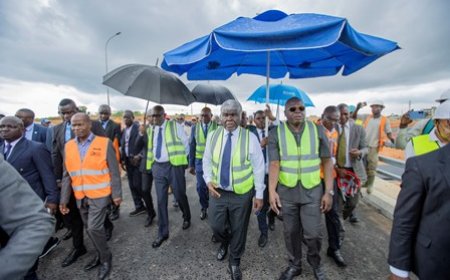 Visite des chantiers de la Sortie Est d'Abidjan et de la Y4 : le Premier Ministre Beugré Mambé donne un délai de quarante-cinq jours à l'entreprise pour achever les travaux de la Y4