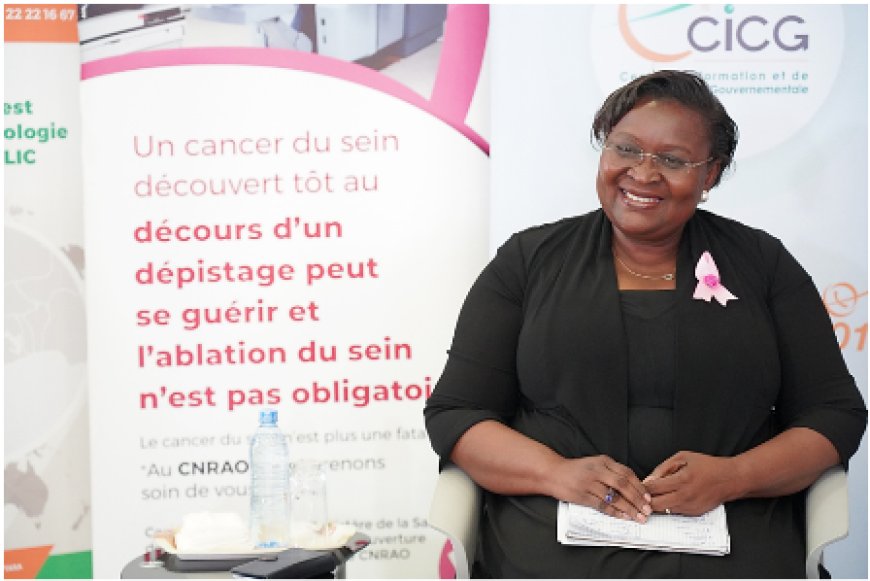 Lutte contre le cancer du sein : "Il ne faut pas attendre d’être malade pour se faire dépister", Professeur Judith Didi-Kouko Coulibaly