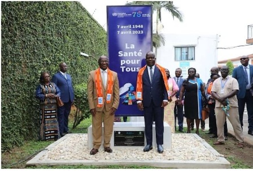 Fin de mission du représentant de l'OMS en Côte-d'Ivoire : Le Ministre Pierre Dimba rend un vibrant hommage au Dr Jean Marie Yameogo