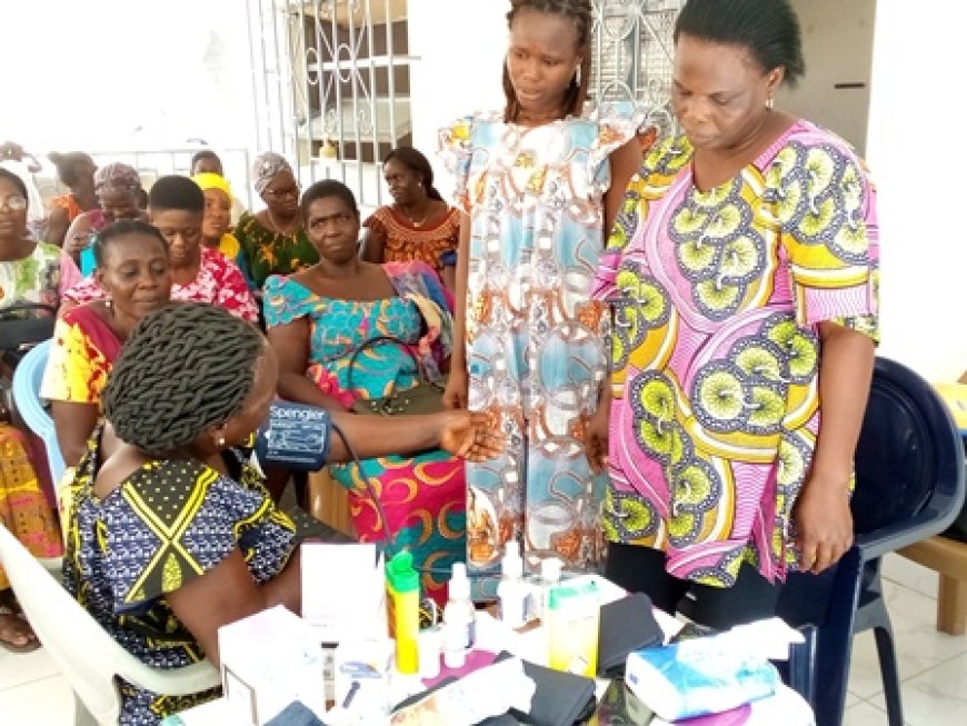 Bouaké : Les membres de l’Union des femmes battantes de Gbêkè formées sur les méthodes préventives du diabète et de l’hypertension