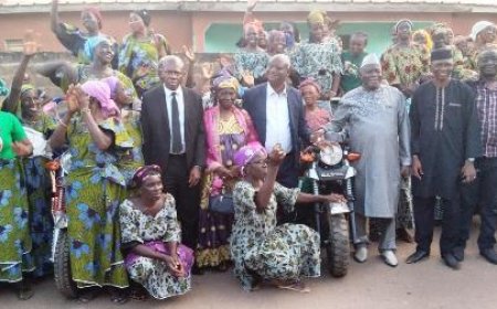 Korhogo: Don de tricycles aux femmes rurales de six associations pour l’acheminement du vivrier