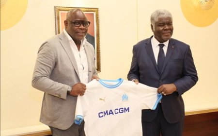 CAN 2023 : reçue à la Primature, l’Olympique de Marseille propose son concours pour la promotion de la destination Côte d’Ivoire