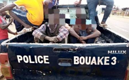 Bouaké : La police met fin aux activités de plusieurs délinquants.
