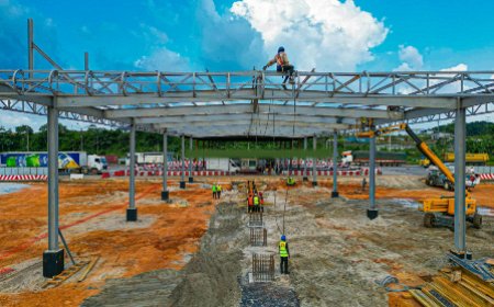 Élargissement du péage d'Attinguié : cette station va passer de 8 à 16 couloirs avant fin 2023