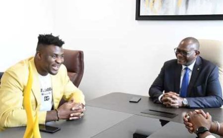 Le ministre Adje Silas Metch a reçu Francis Ngannou