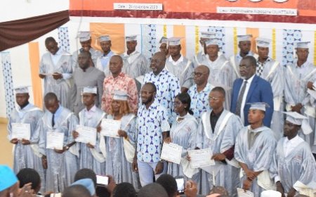 Man : L’université polytechnique célèbre ses diplômés et ses promus du Cames - 1282 diplômés formés en 7 ans
