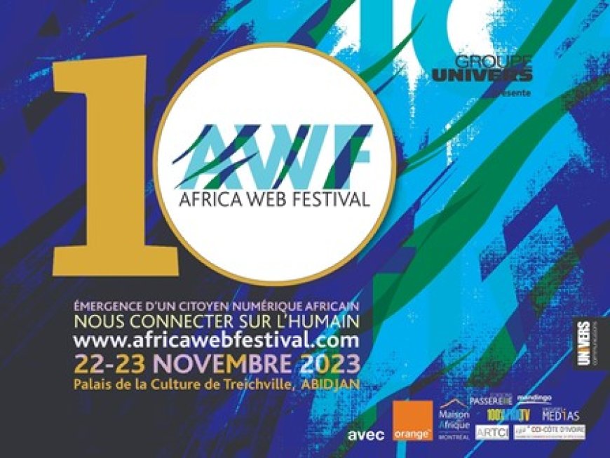 La 10ᵉ édition de l’Africa Web Festival est annoncée pour le 22 novembre prochain
