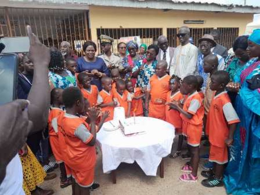 Bouaké : Les enfants porteurs de handicap du Centre d’éducation spécialisée de Bouaké célébrés à l’occasion de la Journée internationale des droits de l’enfant