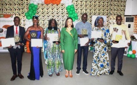 Les lauréats classés 2è et 3è du Prix national d’excellence récompensés