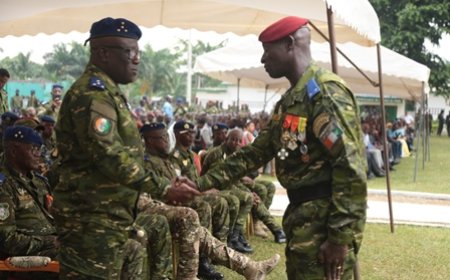 Passation de Commandement : Le Général CHERIF Ousmane prend les rênes de l’Armée de Terre Ivoirienne