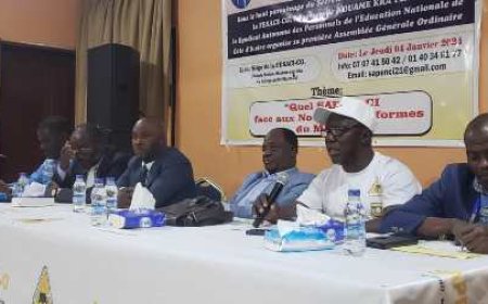 AGO SAPEN-CI : Le Syndicat Autonome des Personnels de l’Education Nationale de Côte d’Ivoire  dresse son Bilan et ses  Perspectives