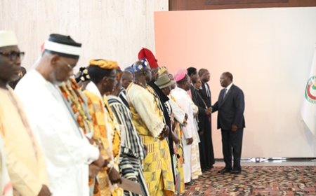 Vœux de nouvel an 2024 : les guides religieux et les chefs traditionnels exhortés au renforcement de la cohésion sociale et de la paix