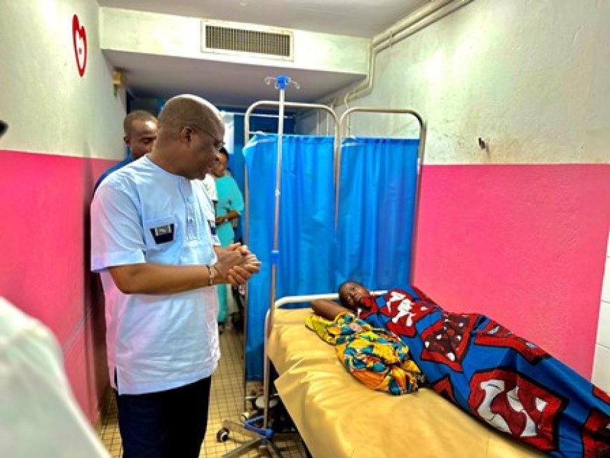 Le Ministre Pierre Dimba effectue une série de visites dans les hôpitaux d'Abidjan et d'Agboville