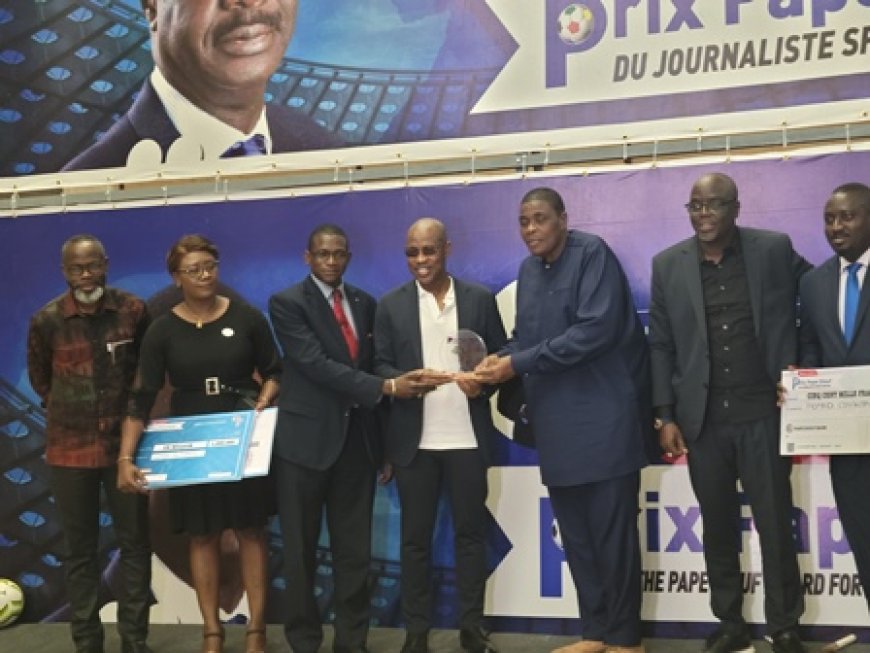 Richard Niamba, Journaliste Ivoirien, triomphe au Prix Pape Diouf