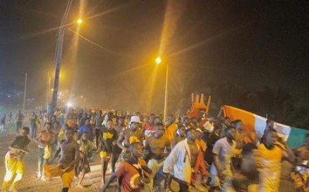 Man / après la qualification des éléphants en demi-finale : Explosion de joie dans les rues de la ville