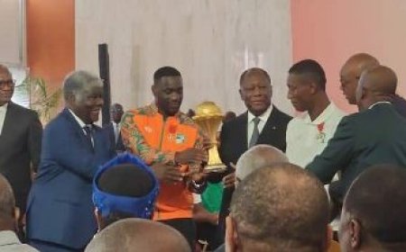 Le Président Alassane Ouattara honore les Héros de la CAN 2023