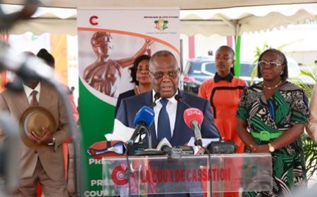 Institution judiciaire : la Cour de cassation doit porter l'étendard d'une justice civile crédible, affirme le président Yua Koffi