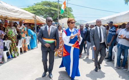 Boribana (Attécoubé): les ménages déguerpis recevront bientôt 250 000 FCFA chacun comme aide de l'État au relogement, annonce la ministre Belmonde Dogo