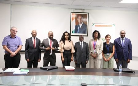 Renforcement du réseau d'eau potable à Abidjan : Une mission de la Banque européenne d'Investissement (BEI) évalue les travaux