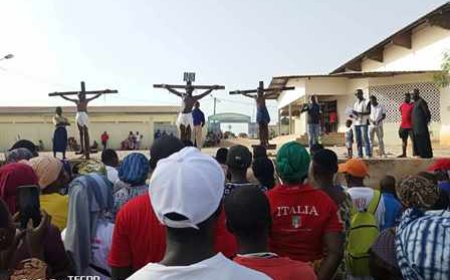 SINEMATIALI : Commémoration de la passion du Christ, voici comment les chrétiens catholiques l'ont célébrée.