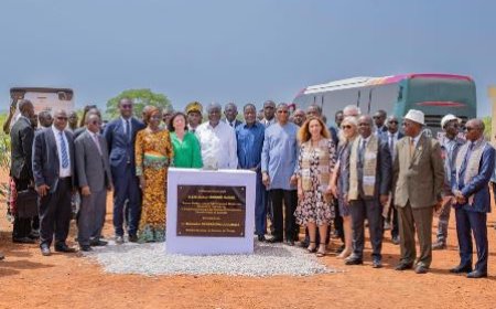 Le Premier Ministre Beugré Mambé inaugure la phase 1 de la Centrale solaire photovoltaïque de Boundiali