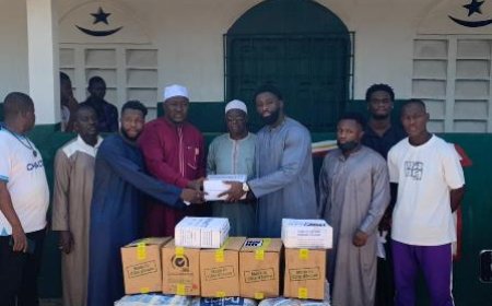 Ramadan : Nathan Wodié Diagou fait don en vivres à des communautés musulmanes