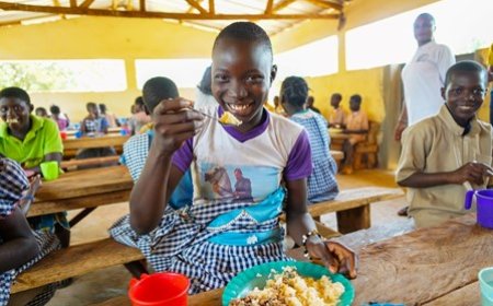 Le PSGouv visite la cantine scolaire de l'EPP Katanra (Boundiali) en vue d'une amélioration qualitative au profit des 165 rationnaires