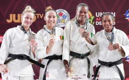 Judo (championnats d’Afrique) Dabonné Zoulehia en Bronze