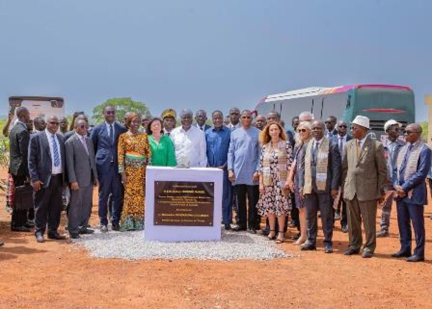 Le Premier Ministre Beugré Mambé inaugure la phase 1 de la Centrale solaire photovoltaïque de Boundiali