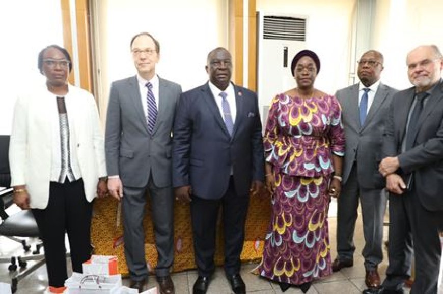 Développement de l’agriculture : le ministre d'État Kobenan Kouassi Adjoumani échange avec une délégation du FMI
