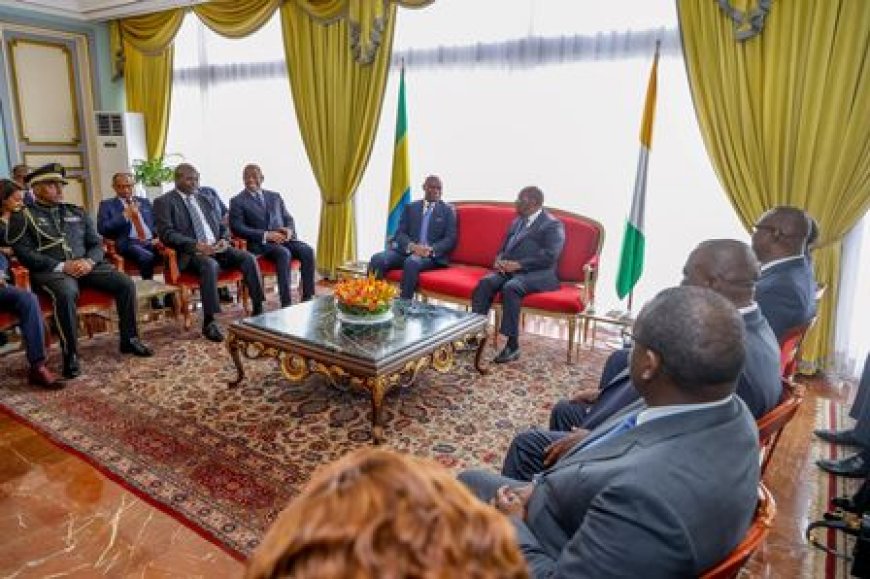 Coopération bilatérale : la Côte d'Ivoire et le Gabon s'engagent à intensifier davantage les échanges économiques et commerciaux dans les secteurs agricole, minier et énergétique