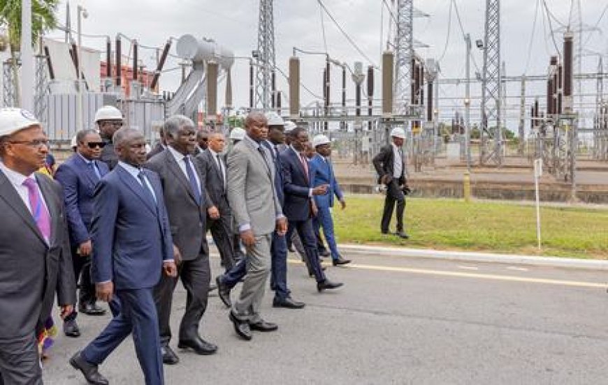 Le Président de la Transition du Gabon s’imprègne du modèle de la Centrale thermique d’Azito