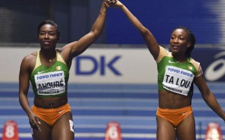 LE RELAIS FÉMININ IVOIRIEN 4X100M DÉCROCHE SON BILLET POUR PARIS 2024
