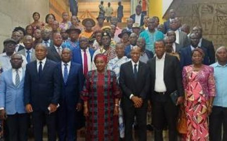 Obsèques de Bédié : Le programme officiel présenté à la ministre Raymonde Goudou