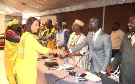 Lancement du premier Festival ouest-africain des Arts et de la Culture (ECOFEST) : la ministre Françoise Remarck ouvre la réunion préparatoire du Comité régional d'organisation