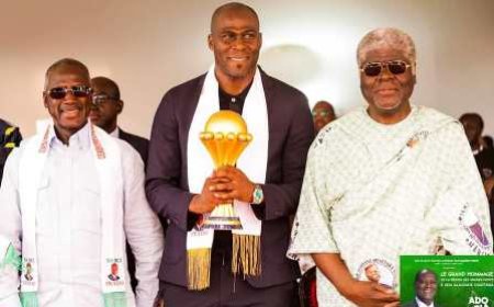 DABOU : LE TROPHÉE DE LA CAN CÔTE D’IVOIRE 2023 PRÉSENTÉ AUX POPULATIONS DES GRANDS-PONTS