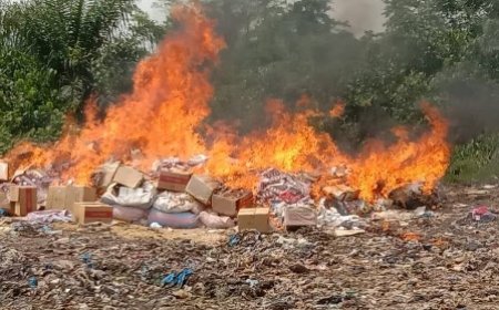 Man/ Campagne contre la drogue: Plus de 23 tonnes de faux médicaments et drogues détruits